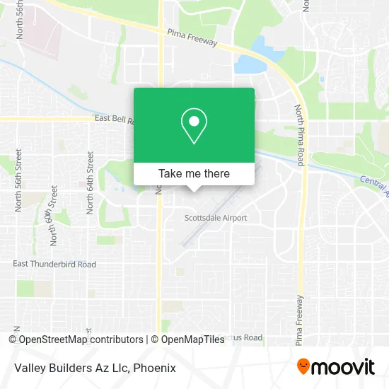 Valley Builders Az Llc map