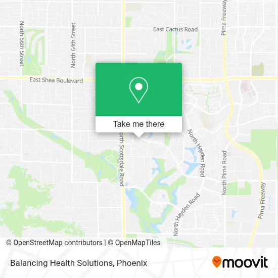 Balancing Health Solutions map