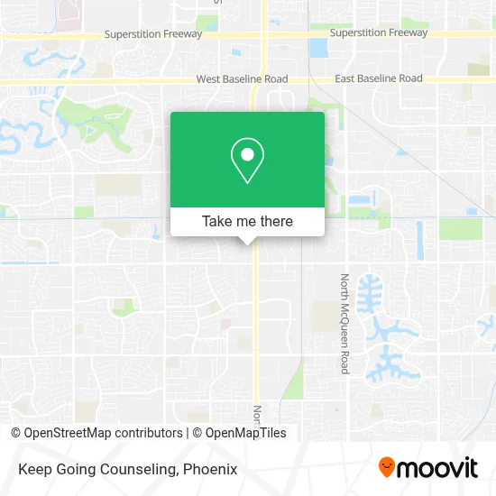 Keep Going Counseling map