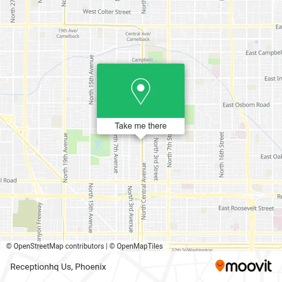 Receptionhq Us map