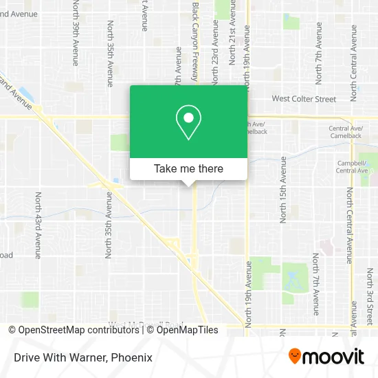 Drive With Warner map