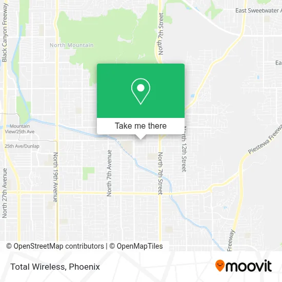 Total Wireless map
