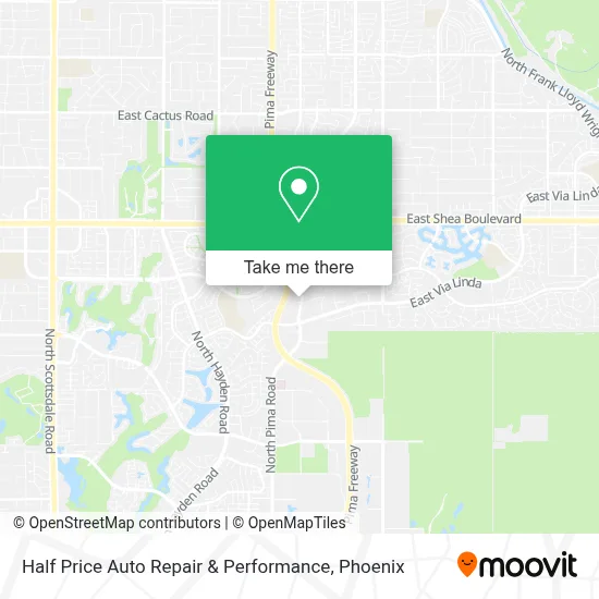 Half Price Auto Repair & Performance map