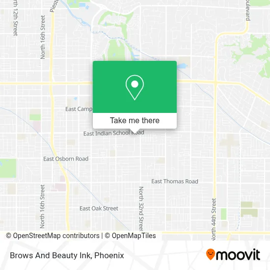 Brows And Beauty Ink map