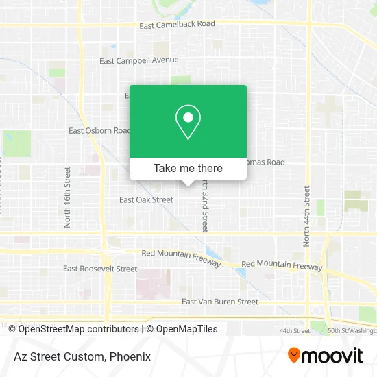Az Street Custom map