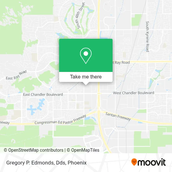 Gregory P. Edmonds, Dds map