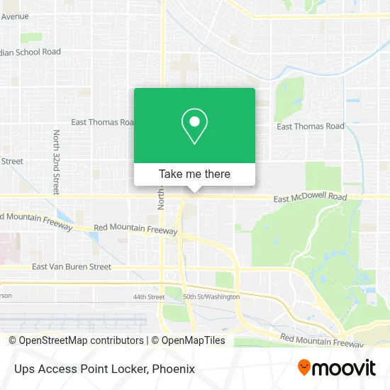Ups Access Point Locker map