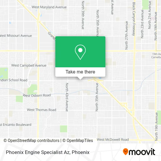 Phoenix Engine Specialist Az map