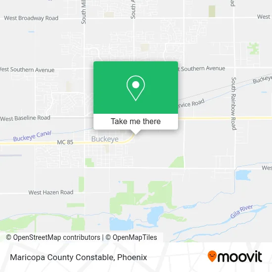 Maricopa County Constable map