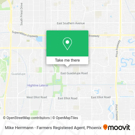 Mike Herrmann - Farmers Registered Agent map