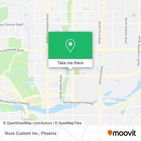 Ross Custom Inc. map