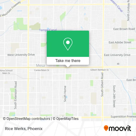 Rice Werks map