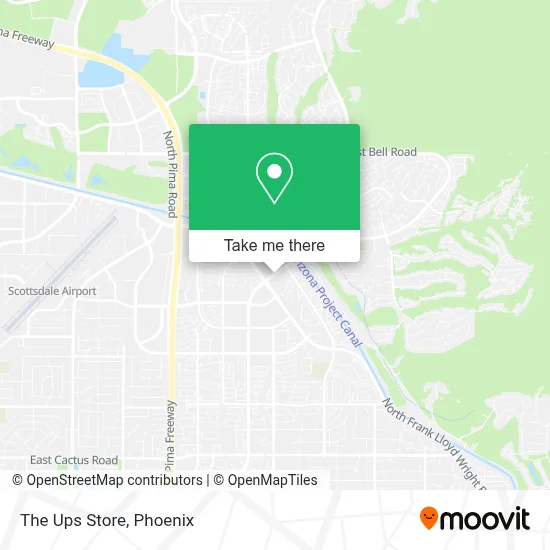 The Ups Store map