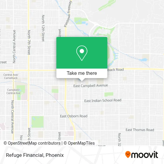 Refuge Financial map
