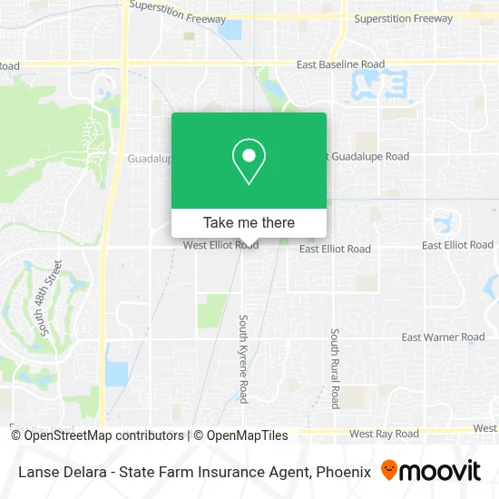 Lanse Delara - State Farm Insurance Agent map