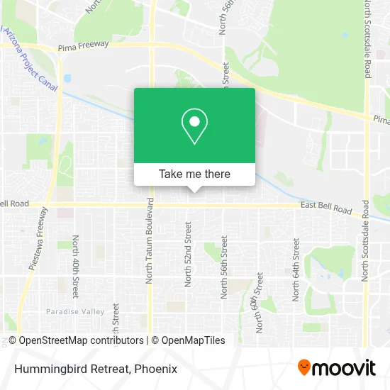 Hummingbird Retreat map