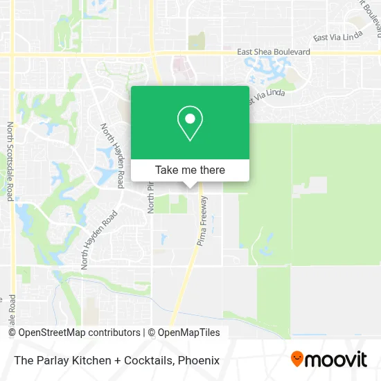 The Parlay Kitchen + Cocktails map