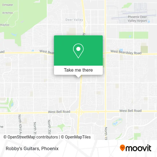 Robby's Guitars map