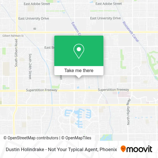 Dustin Holindrake - Not Your Typical Agent map