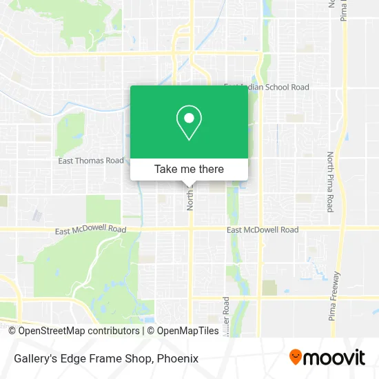 Gallery's Edge Frame Shop map