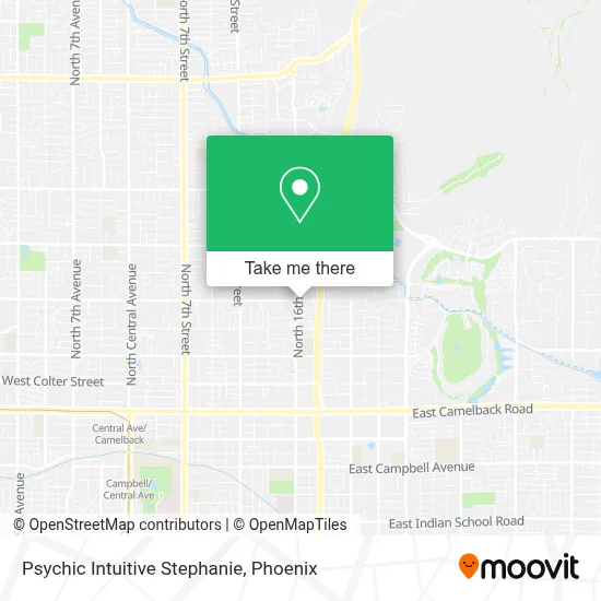 Psychic Intuitive Stephanie map