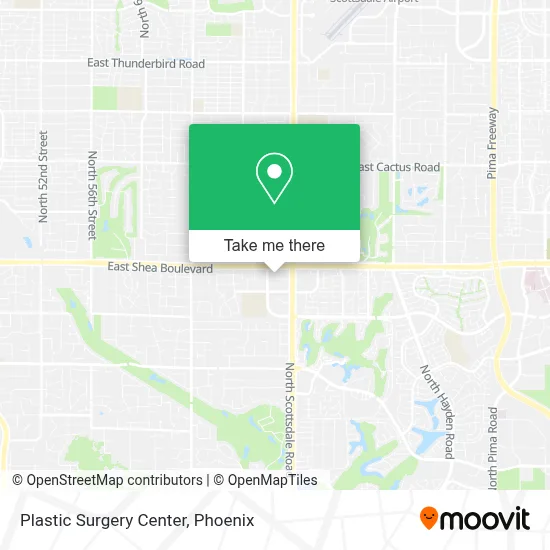 Plastic Surgery Center map