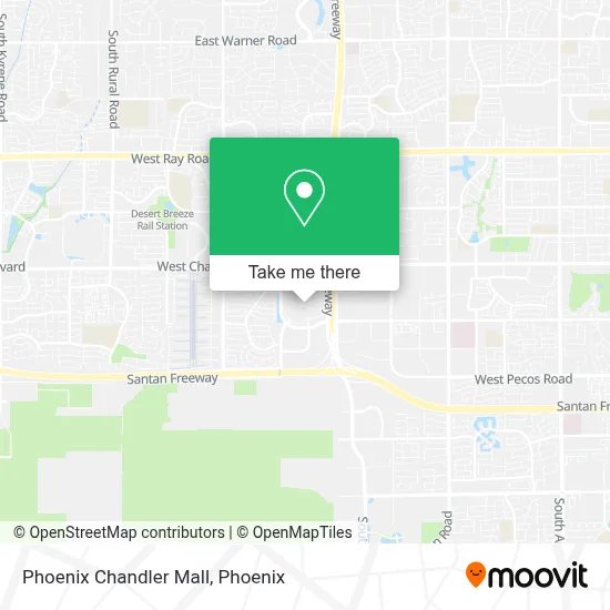 Phoenix Chandler Mall map