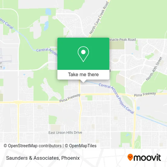 Saunders & Associates map