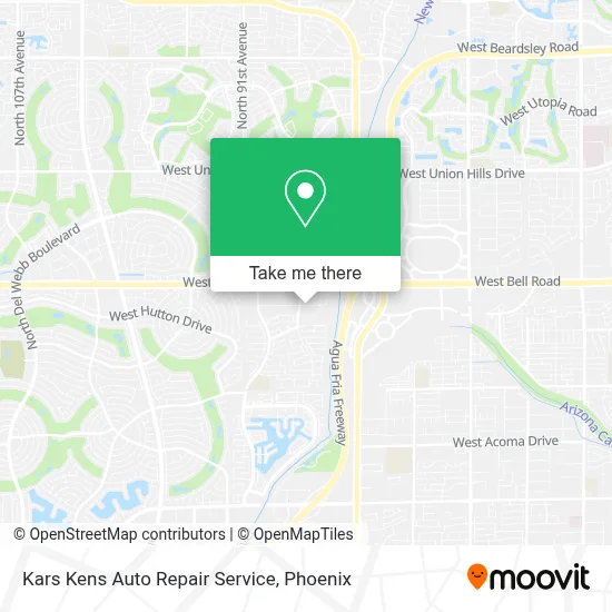 Kars Kens Auto Repair Service map