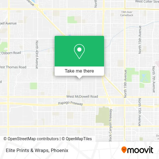 Elite Prints & Wraps map