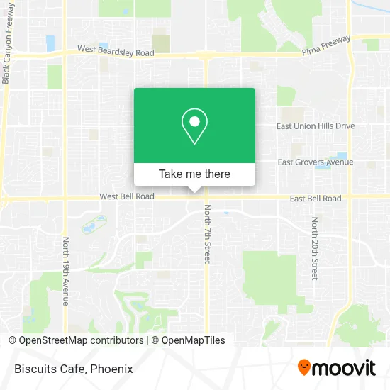 Biscuits Cafe map