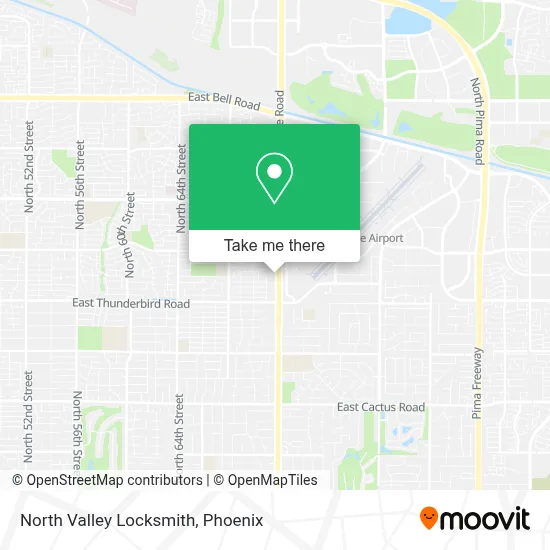 North Valley Locksmith map