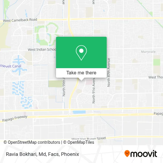 Ravia Bokhari, Md, Facs map