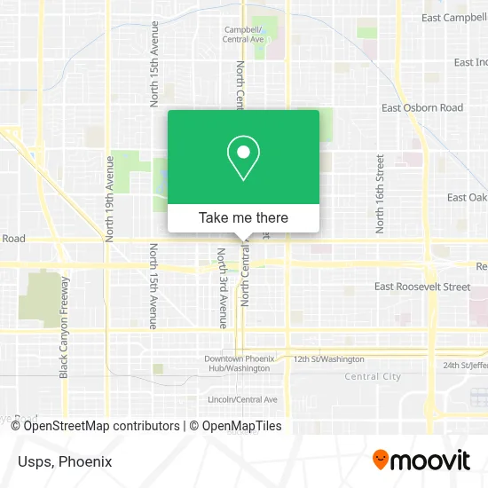 Usps map
