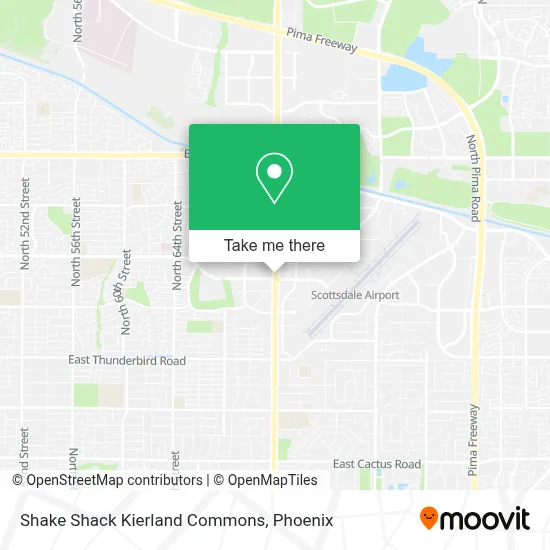 Shake Shack Kierland Commons map
