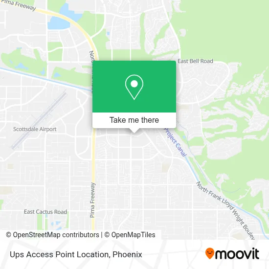 Ups Access Point Location map