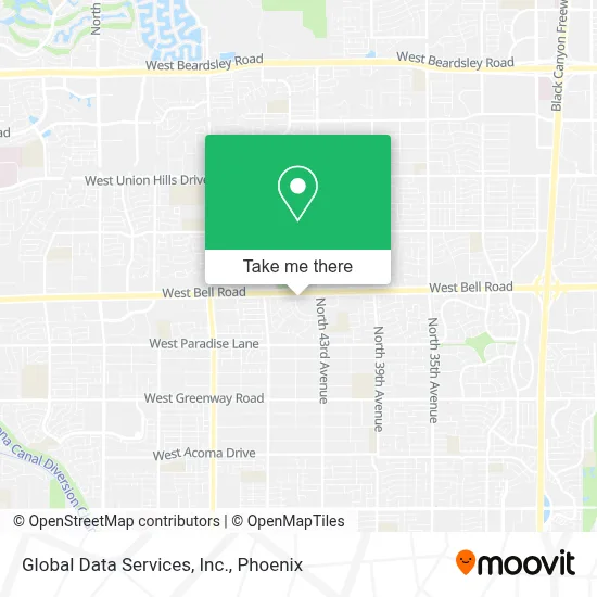 Global Data Services, Inc. map