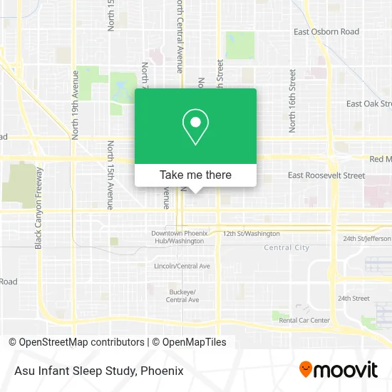 Asu Infant Sleep Study map