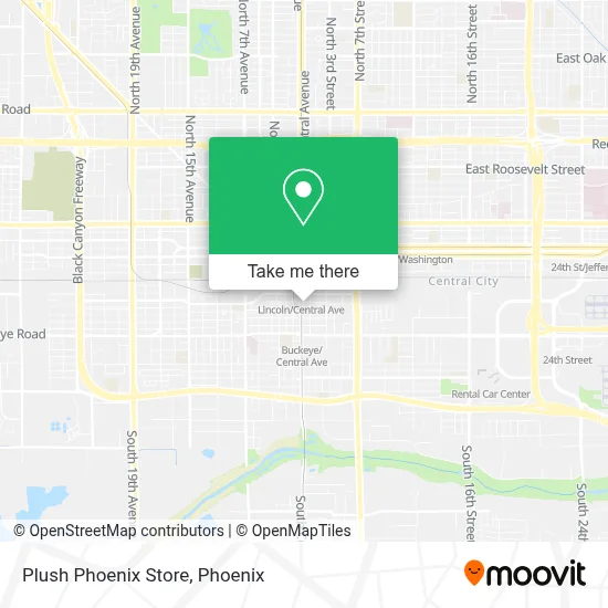 Plush Phoenix Store map