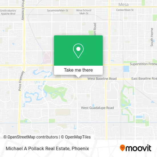 Michael A Pollack Real Estate map