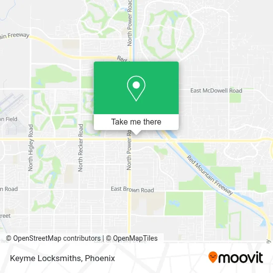 Keyme Locksmiths map
