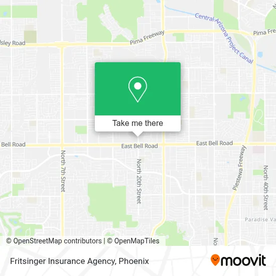 Fritsinger Insurance Agency map