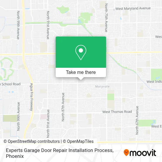 Experts Garage Door Repair Installation Process map