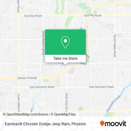 Earnhardt Chrysler Dodge Jeep Ram map
