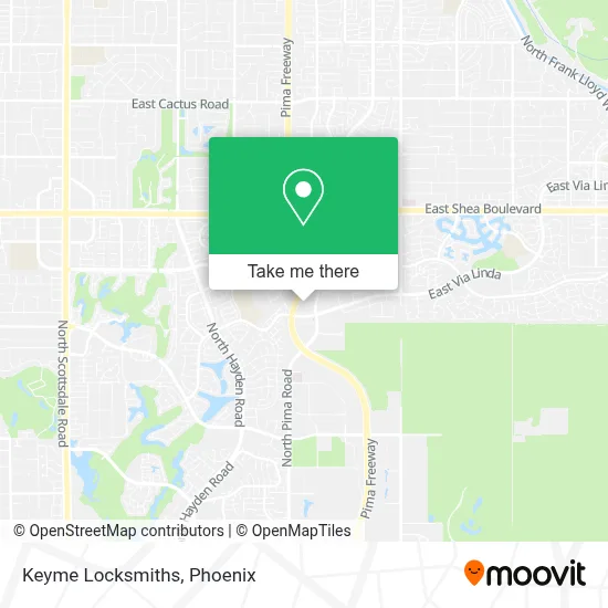 Keyme Locksmiths map