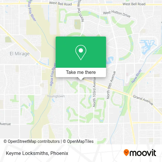 Keyme Locksmiths map