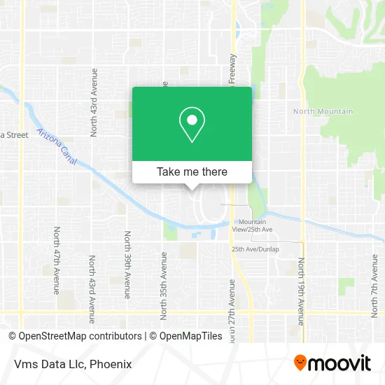 Vms Data Llc map