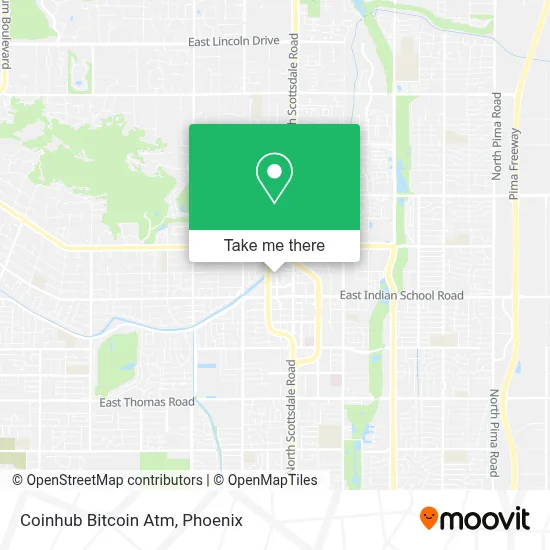 Coinhub Bitcoin Atm map