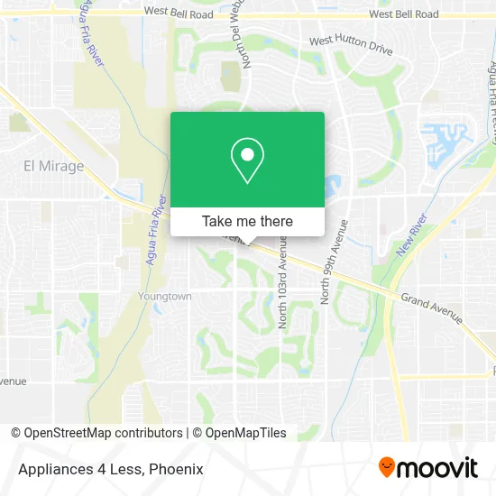 Appliances 4 Less map