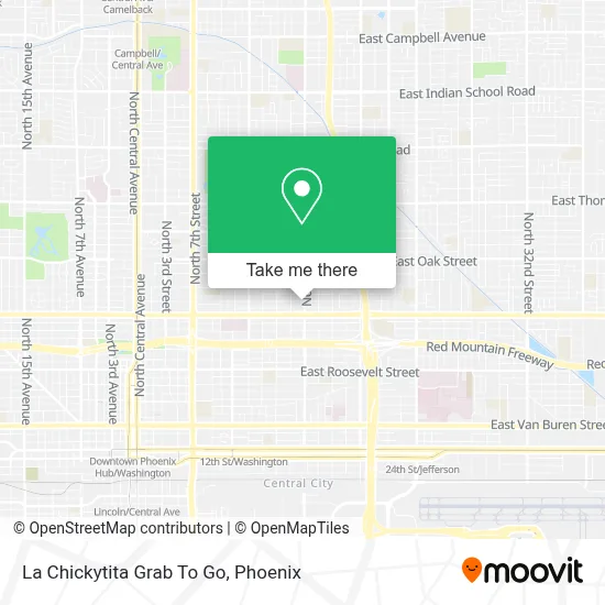 La Chickytita Grab To Go map